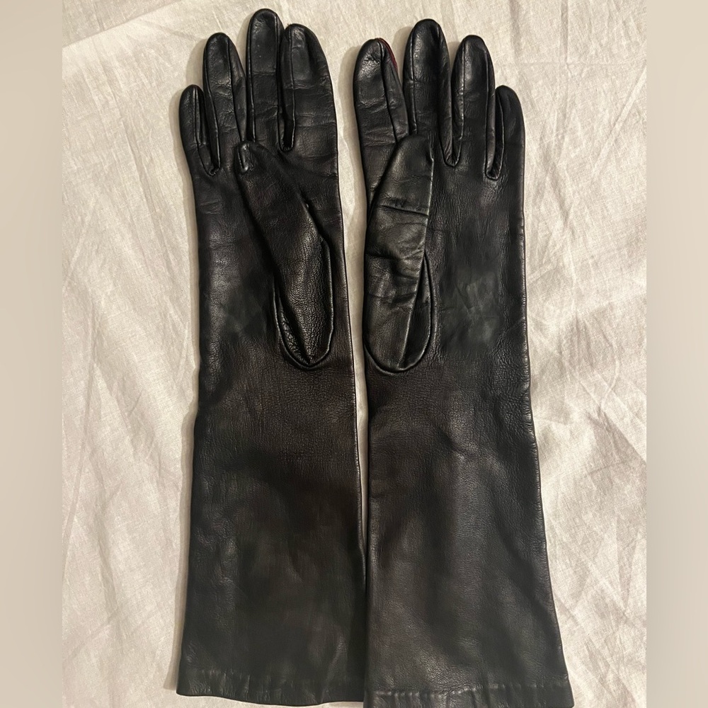 Nordstrom calfskin 12” gloves